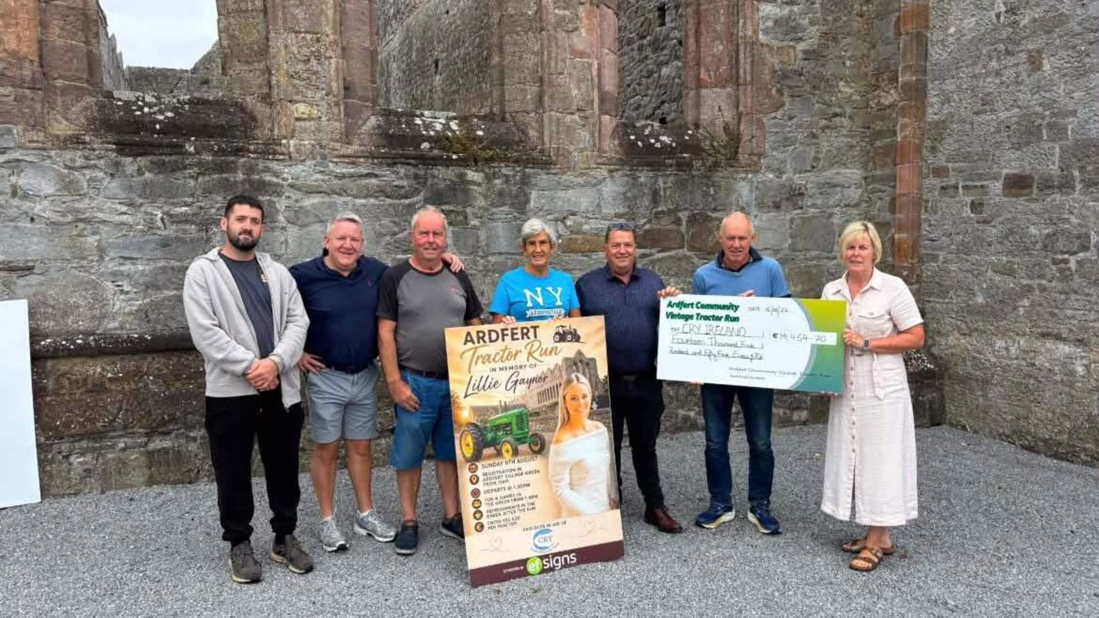 Over €14k raised by Ardfert Tractor Run in memory of late Kerry teenager, Lillie Gaynor
